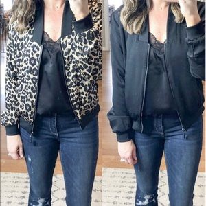 Stella & Dot - Reversible Bomber Jacket